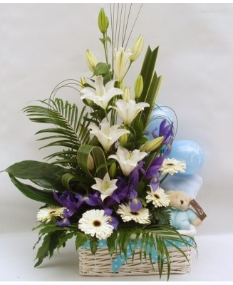 Centro nacimiento niño - Floristería La Gardenia - Don Benito