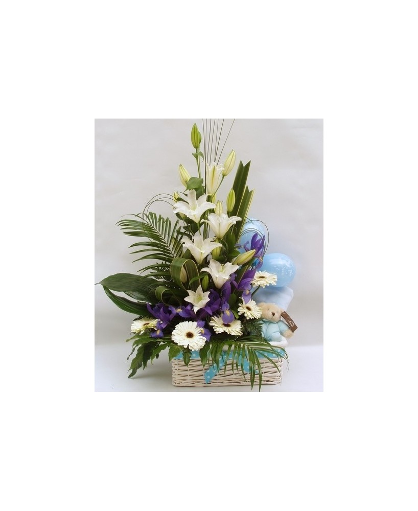 Centro nacimiento niño - Floristería La Gardenia - Don Benito