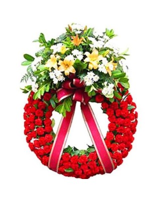 Corona de flores - Floristería La Gardenia - Don Benito