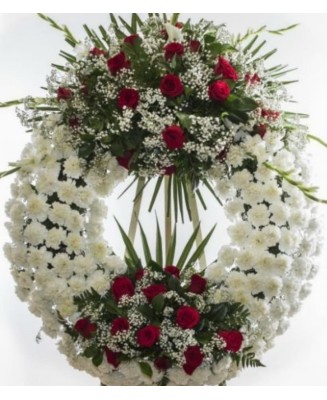 Corona de rosas - Floristería La Gardenia - Don Benito