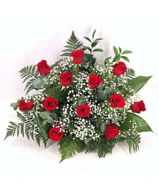 Centro de rosas - Floristería La Gardenia - Don Benito