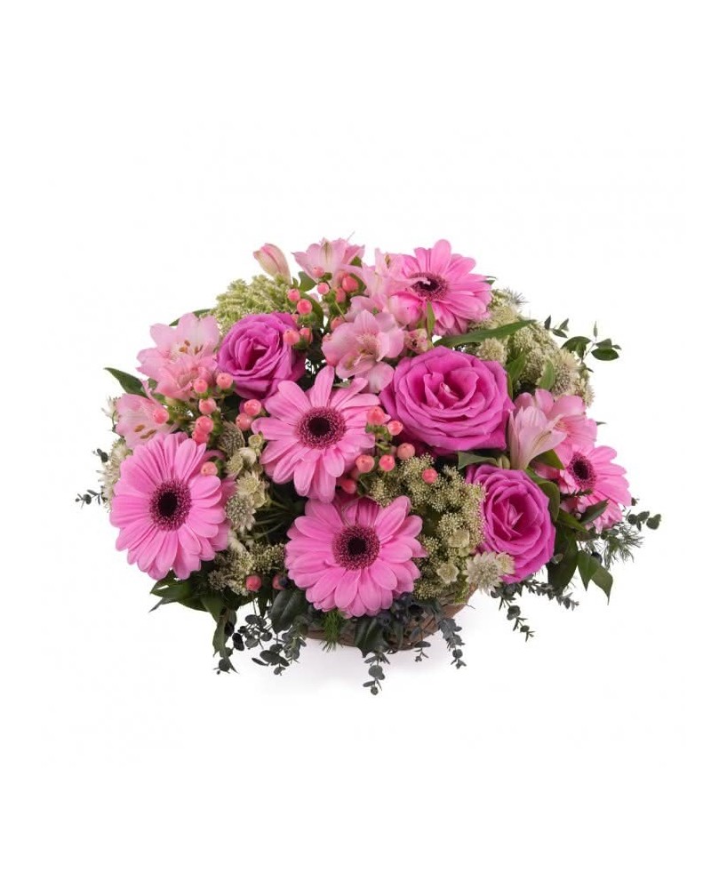 Cesta de flores  - Floristería La Gardenia - Don Benito